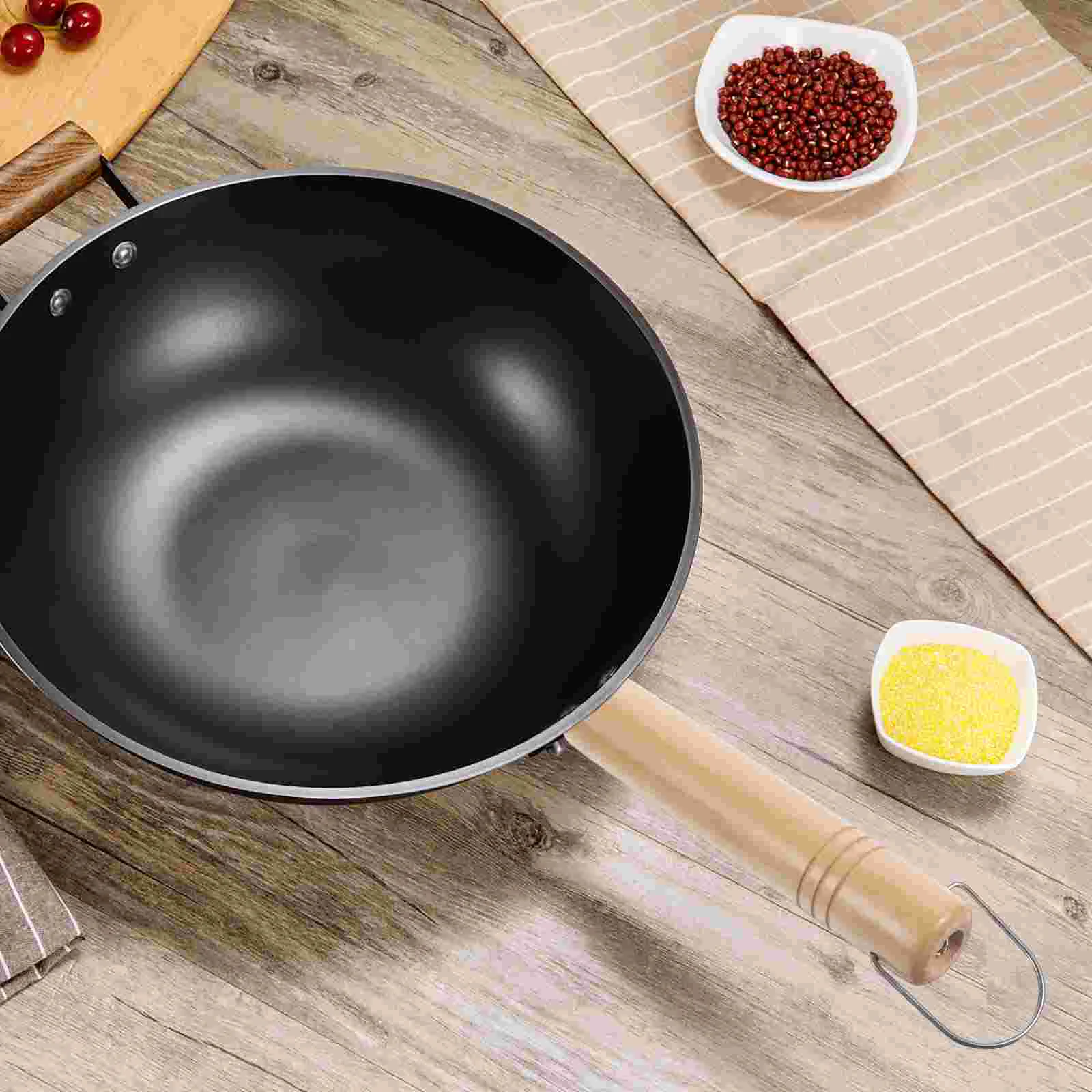 Scald-proof Saucepan Handle Milk Pan Grip Yukihira Pan Replacement Wooden Handle replaceable pot handle