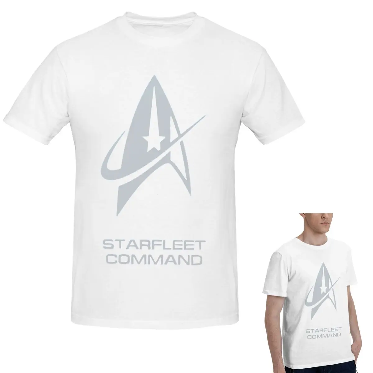 

100% Cotton Star Treks Science Fiction TV Series T-Shirt Men's Classic Oversized T Shirt Men Crew Neck Summer Shirts Tops S-6XL
