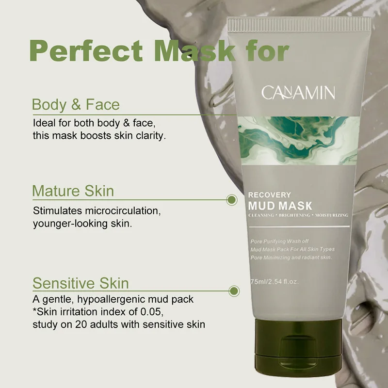 

Маска для лица из вулканической глины, восстанавливающая грязевая глина для глубокого очищения пор