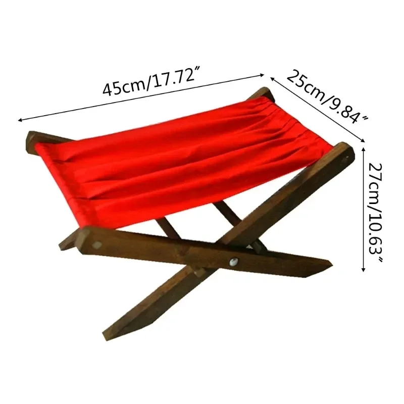 Colorful Retro Bed Beach Deck Chair Folding Recliner Multifunctional Sofa Newborn Baby Photography Props Shoot Studio Accessory