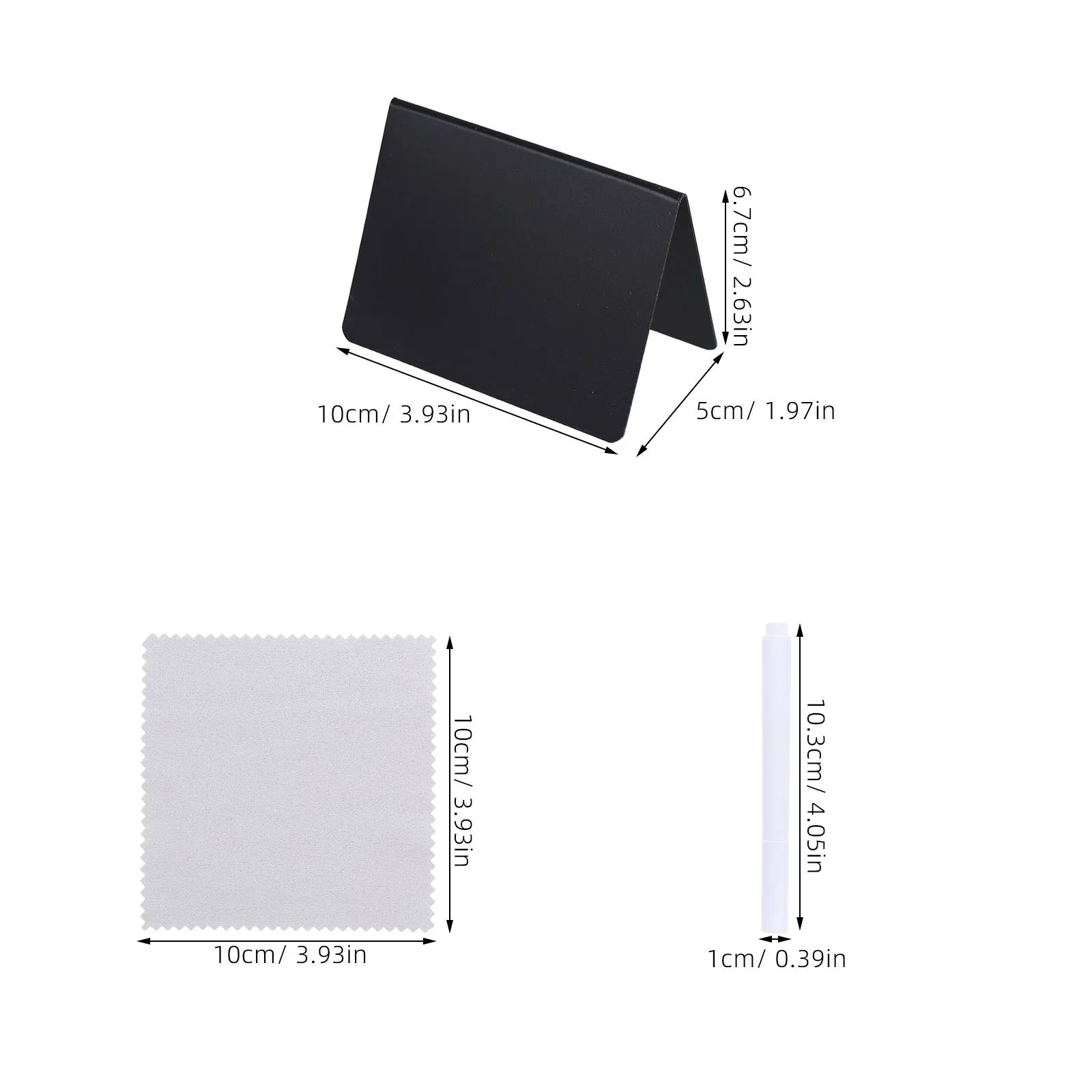 مجموعة واحدة من علامات السبورة الصغيرة على شكل حرف V عرض قابل للمسح لمستلزمات تقديم الطعام وعلامات الطعام ولوحة رسائل البوفيه ومستلزمات التدريس #3