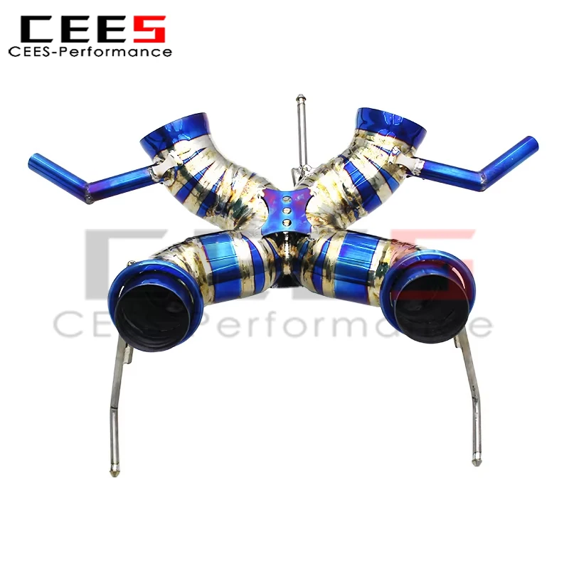 

cees Axle Back for Mclaren 600LT Spider/Coupe 3.8T 2018-2020 Tuning Rear Section Supersport Straight Exhaust System