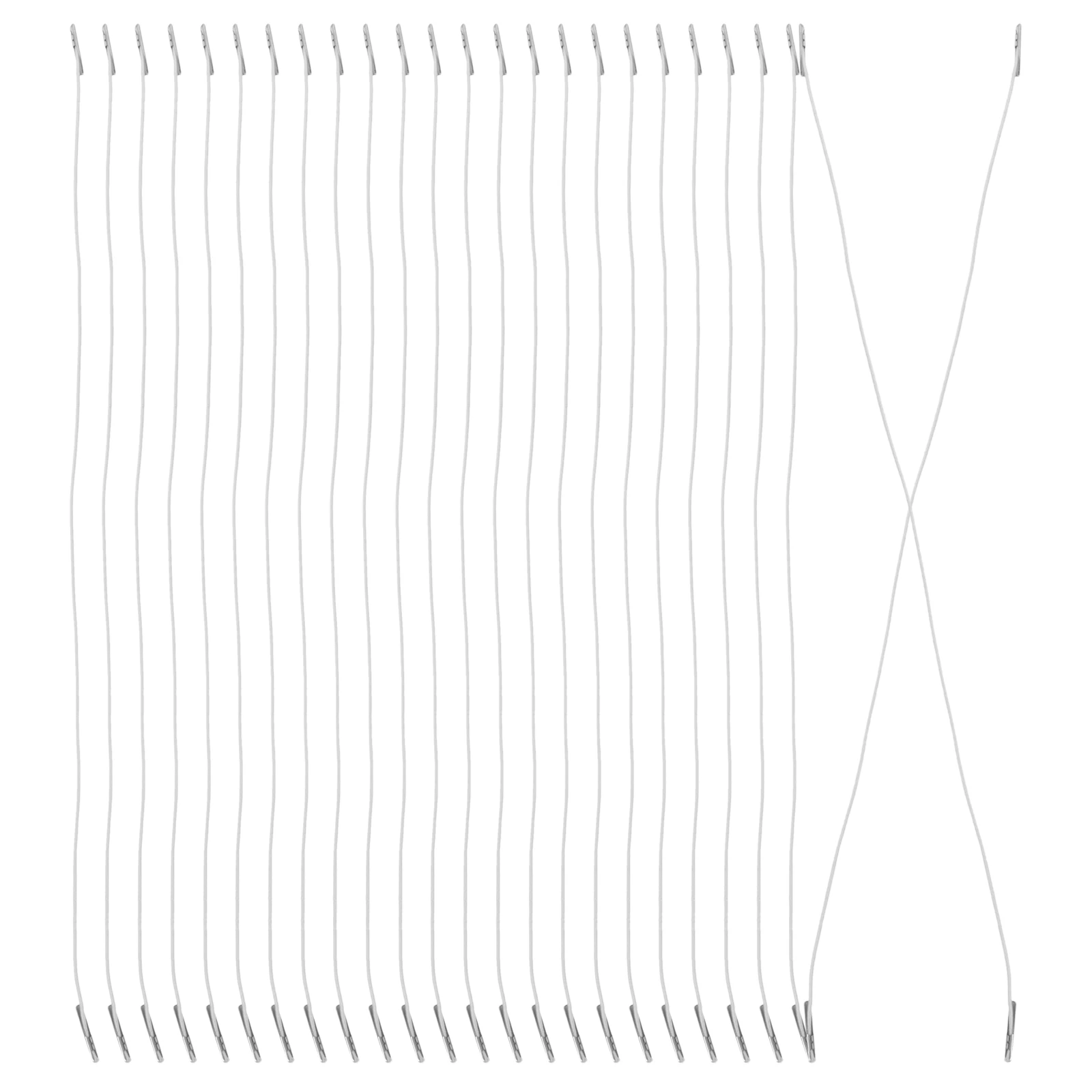 

25pcs Elastic Mask Loop Band Hat Ropes Diy Craft Cord Replacement Hoodie Drawstring Barbed Fasteners