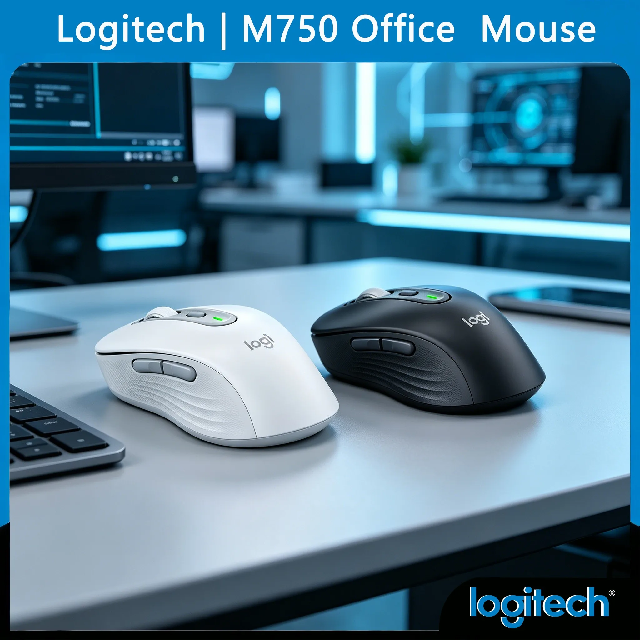 Hot Sale Logitech M750/G304/G203/MX Anywhere 3S/M330/M650 SmartWheel Silent Click 24-Month Battery Multi‑Device