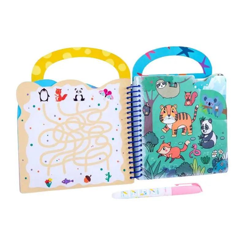 

Книжка-раскраска для малышей, с рисунком на воде