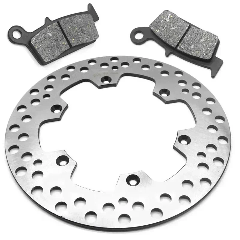 For SUZUKI DR-Z400 2000-2004 DR-Z400E 2000-2007 DR-Z400S DR-Z400SM DRZ 400 Motorcycle Rear Brake Disc Rotor Brake Pads kit parts