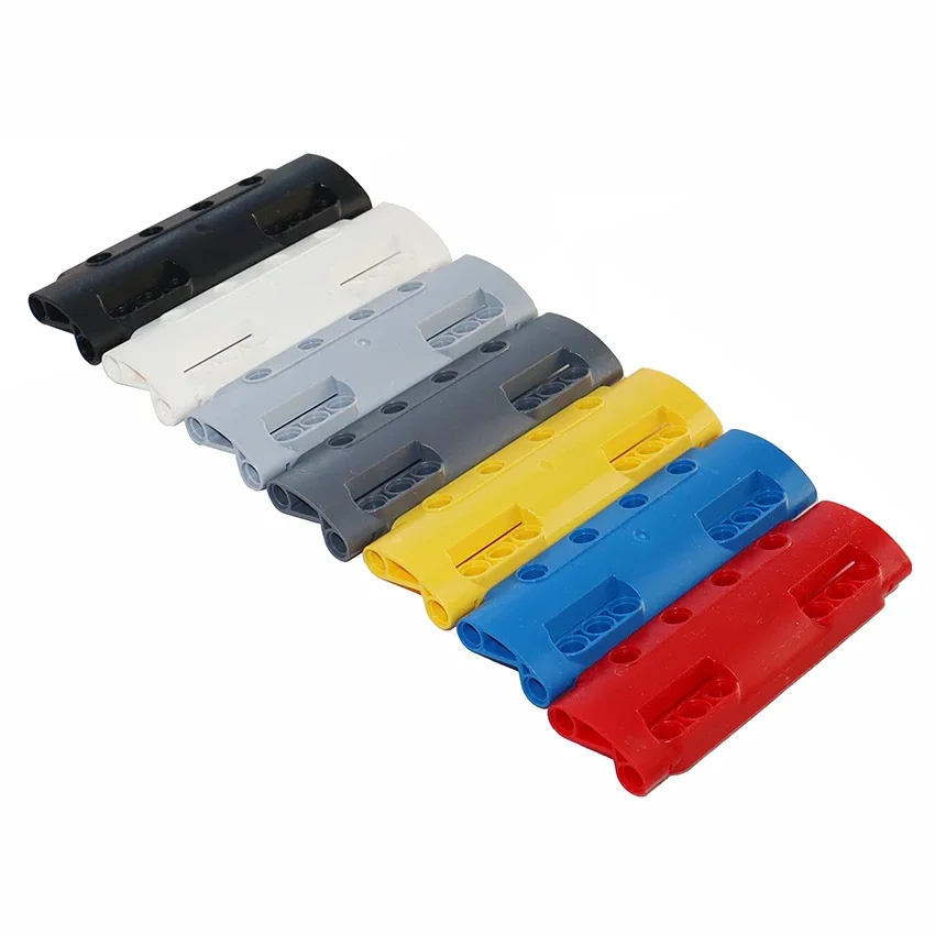 4PCS Technical Bricks Panel Curved 11x3 with 10 Pin Holes through Panel Surface 11954 Car Mechanical Building Blocks MOC Parts