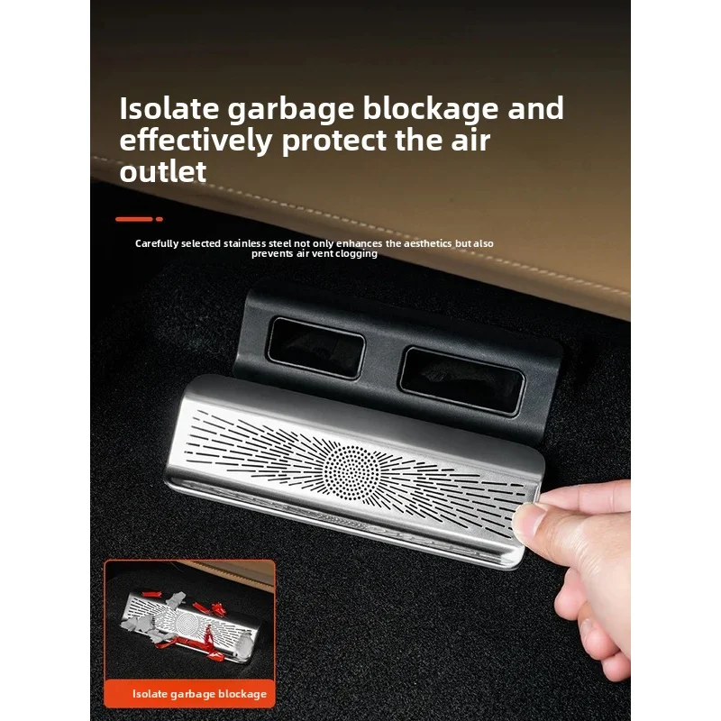 Under-seat air outlet protective cover for BYD Leopard 8 FangChengBao 8 eight 2025 2024 Interior Accessories