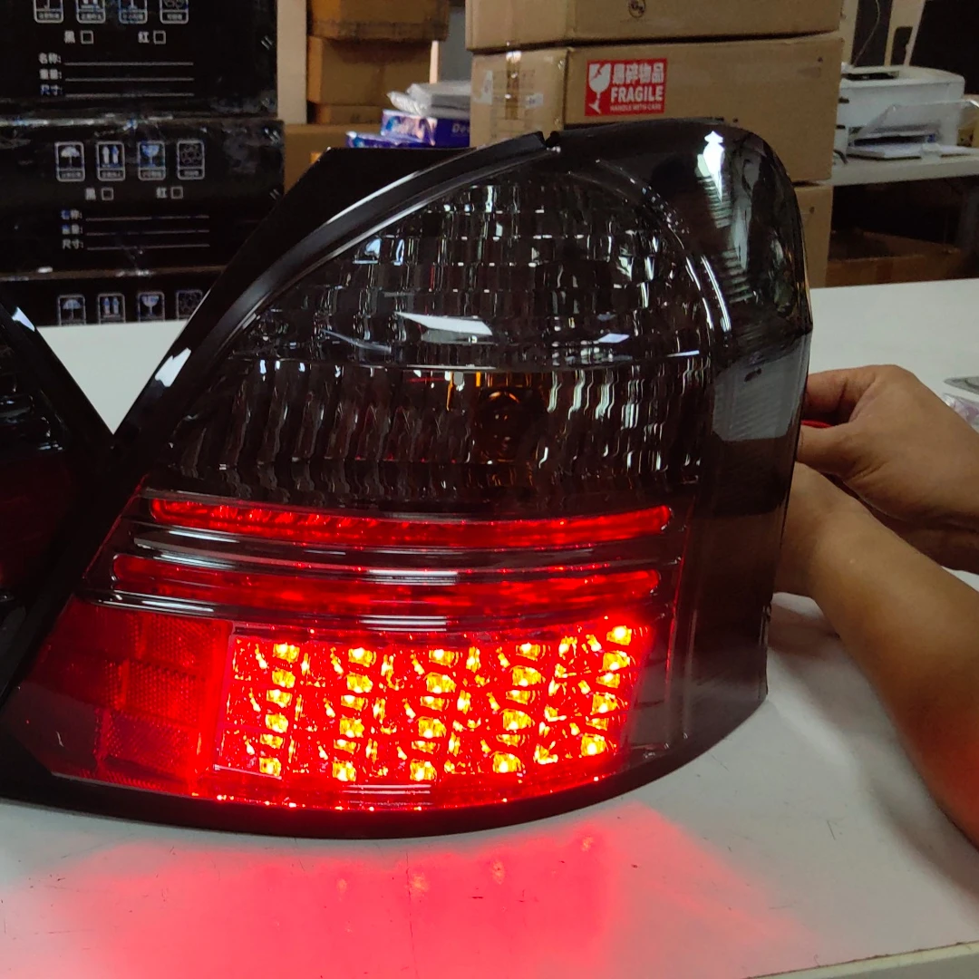 06-11 Yaris LED Tail Light All Black V2 For TOYOTA