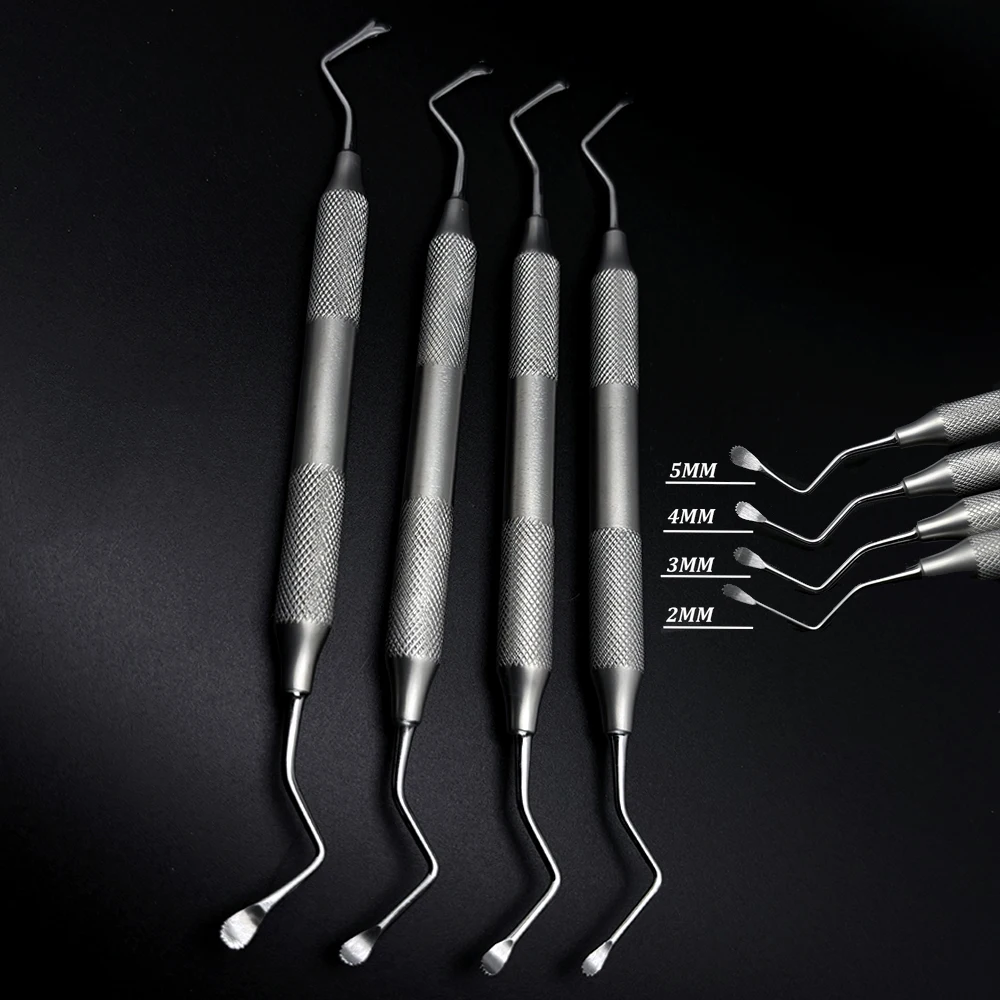 

Dental Double Ends Jagged Curette Excavator Restorative Spoon Double Ends High Quality Stainless Steel Dentist Instrument Tools