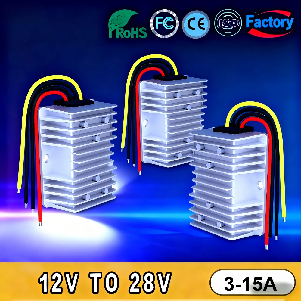 

DC DC Converter 3A 5A 8A 10A 15A 12V to 28V Boost Inverter Step Up Power Transformer Module Voltage Regulator For Audio CE ROHS