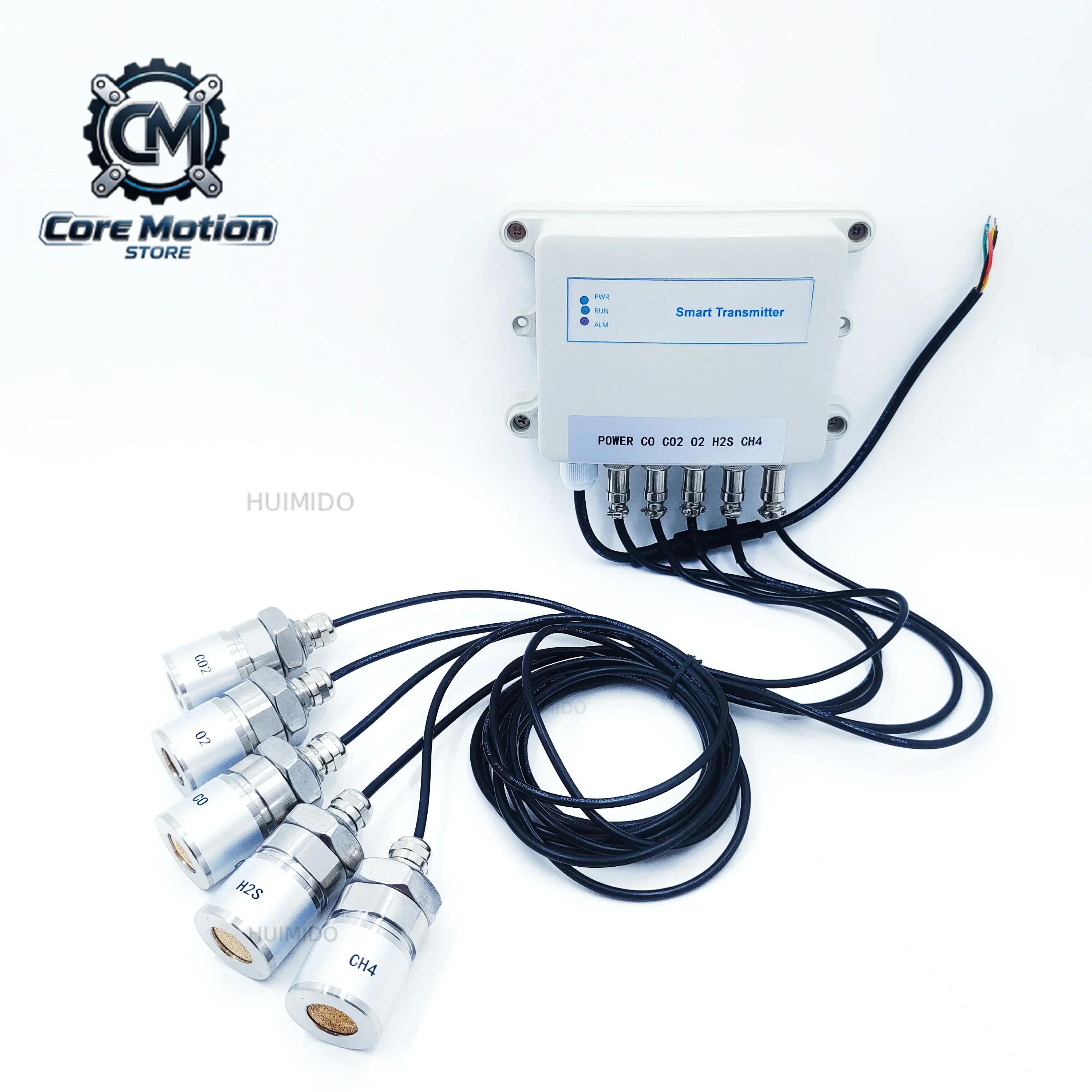 MULTI FUNCTIONAL ONLINE AIR QUALITY MONITORING O2 CO CO2 CH4 H2S FIVE IN ONE SENSOR