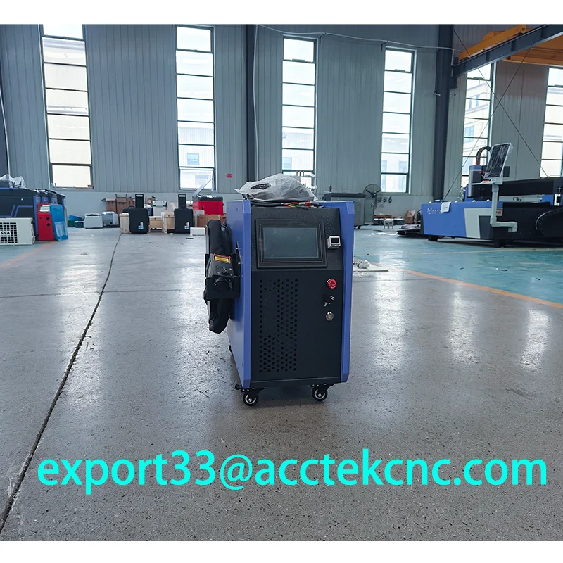 300W JPT Pulsed Laser Cleaning Machine For Remove Rust Oil Paint Metal Wood Air Cool Laser Aluminum oxide layer Model Cleaning