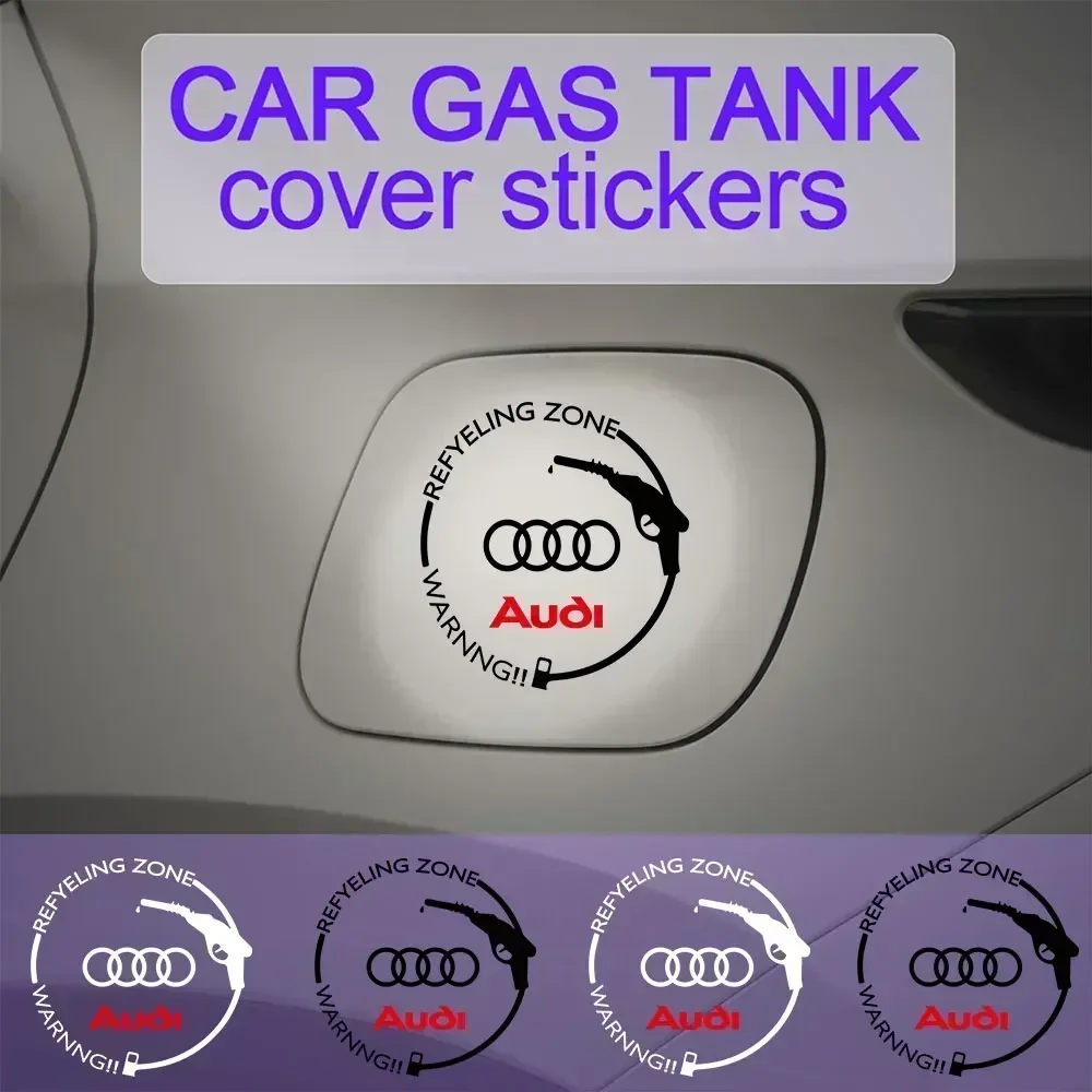 

Car Fuel Tank Cap Sticker Auto Exterior Decoration Decal For Audi A1 A2 A3 A4 A5 A6 A7 A8 Q1 Q2 Q3 Q4 Q5 Q6 Q7 Q8 TT RS3 RS7