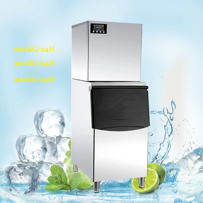 

Commercial Ice Maker Cube Ice Machine High Capacity Ice Maker Making Snow Flake Ice Machine