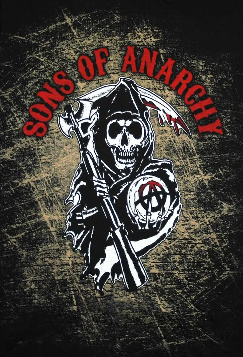 1PCS Sons of Anarchy Full Round/Square drill 5D DIY Diamond Painting Art Mosaic Home Decor Gifts frameless