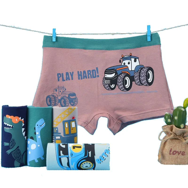 

5 Pcs/pack New Arrival Kids Underwear for Boys Cartoon Car Boxers Shorts Toddler Baby Lovely Panties Teenage Underpants 2-12Yrs