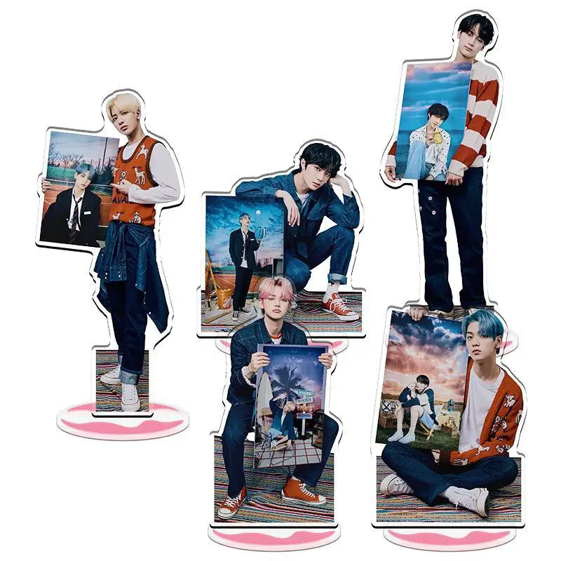 Ragazzo coreano Banda Periferica Beomgyu Acrilico Stand YEONJUN Accessorio Soobin Ornamento Decorativo TAEHYUN Piastra di Supporto Hueningkai Giocattolo