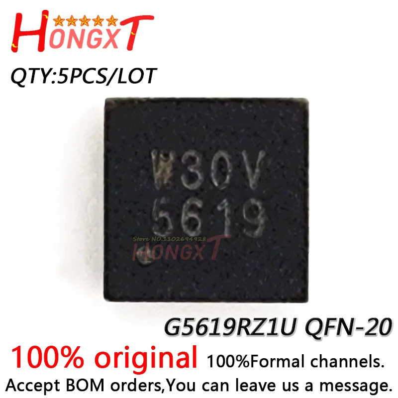 5PCS 100% NEW  G5619RZ1U QFN-20.Chipset