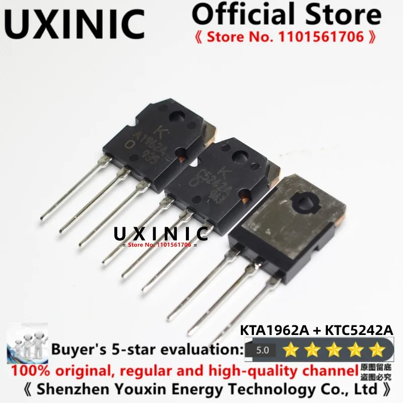 

UXINIC 100% New Imported Original KTA1962A-0 KTA1962A-O KTC5242A-O A1962A C5242A KTA1962A KTC5242A Audio power amplifier (1 / pa