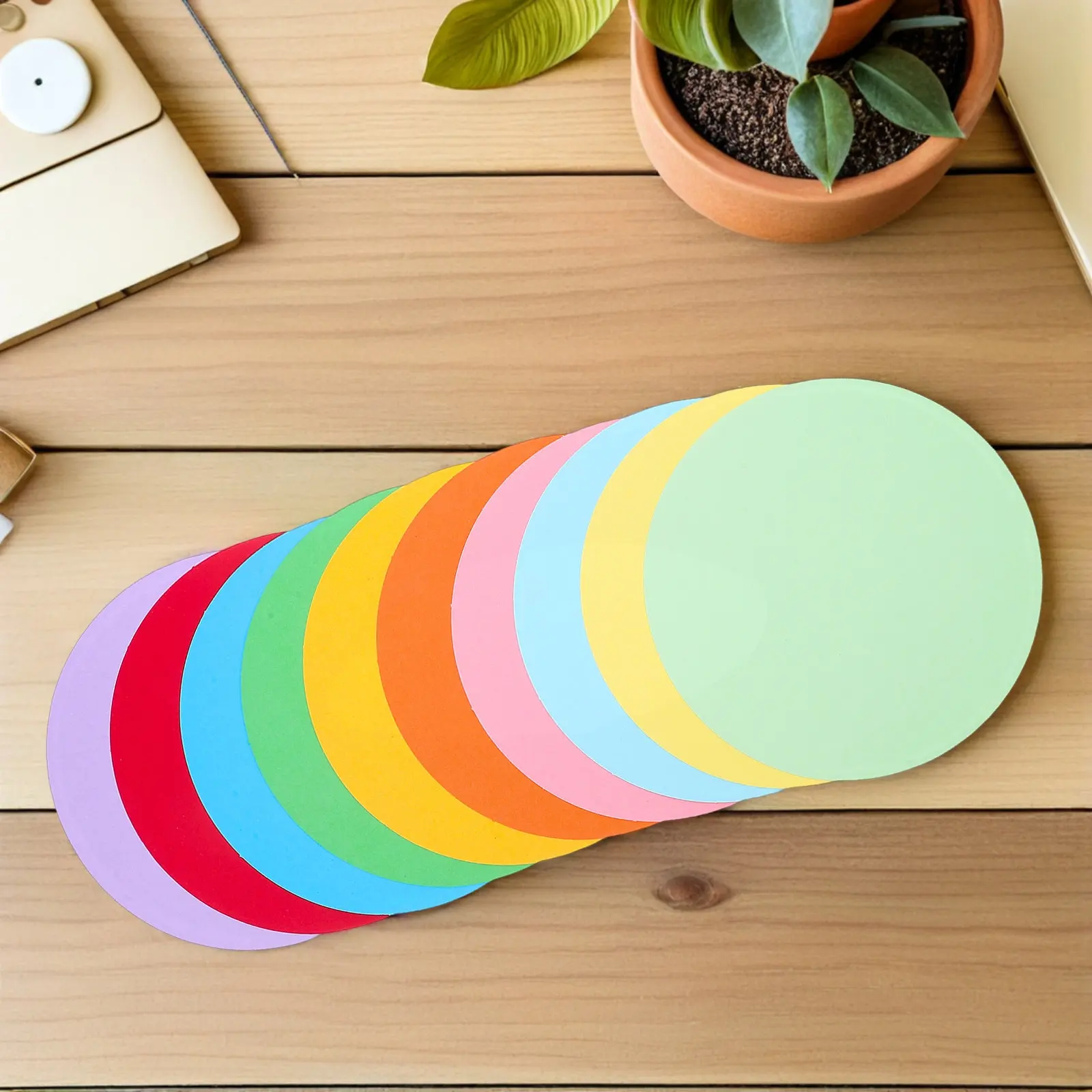 40Pcs Round Colored Dot Cardstock Classroom Floor Markers Carpet Spots Spot Markers Rug Spots for Classroom Sit Activities