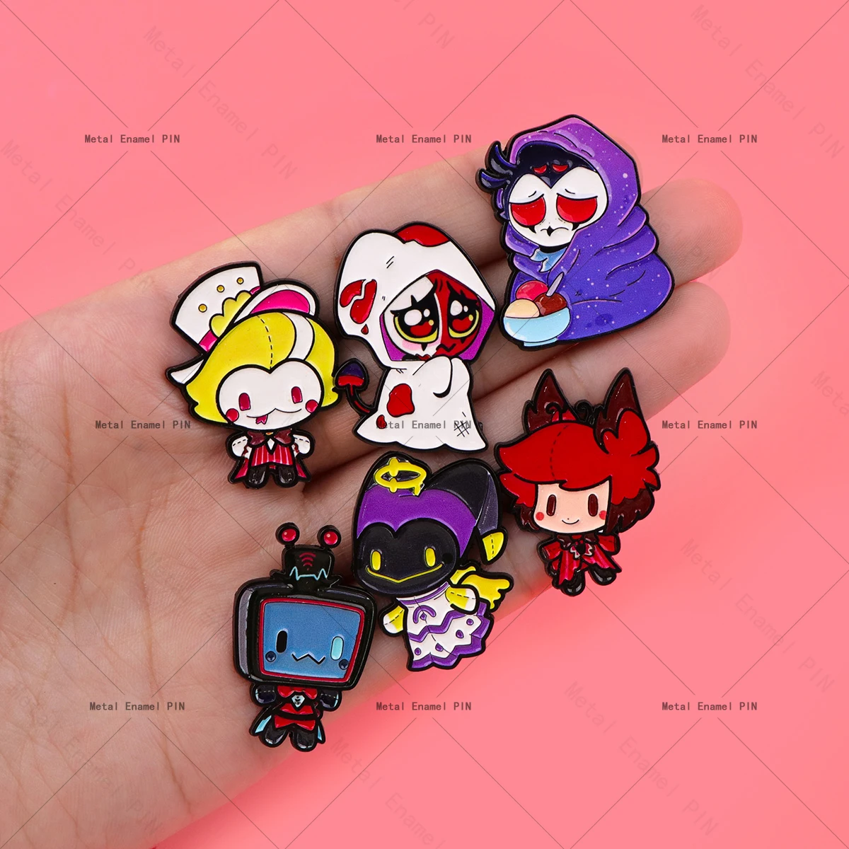 

Kawaii Cartoon Character Enamel Brooches Lapel Pins Badges on Backpack Hat Clothing Accessories Funny Jewelry Gifts