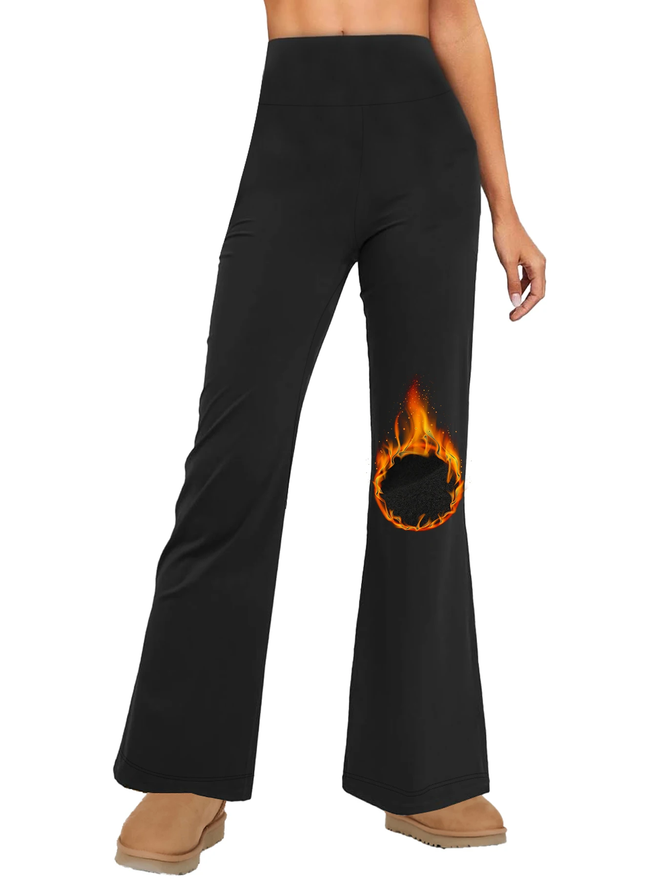 

Women's Super Soft Flare Pants High Waisted Tummy Control Workout Yoga Leggings Bell Bottoms