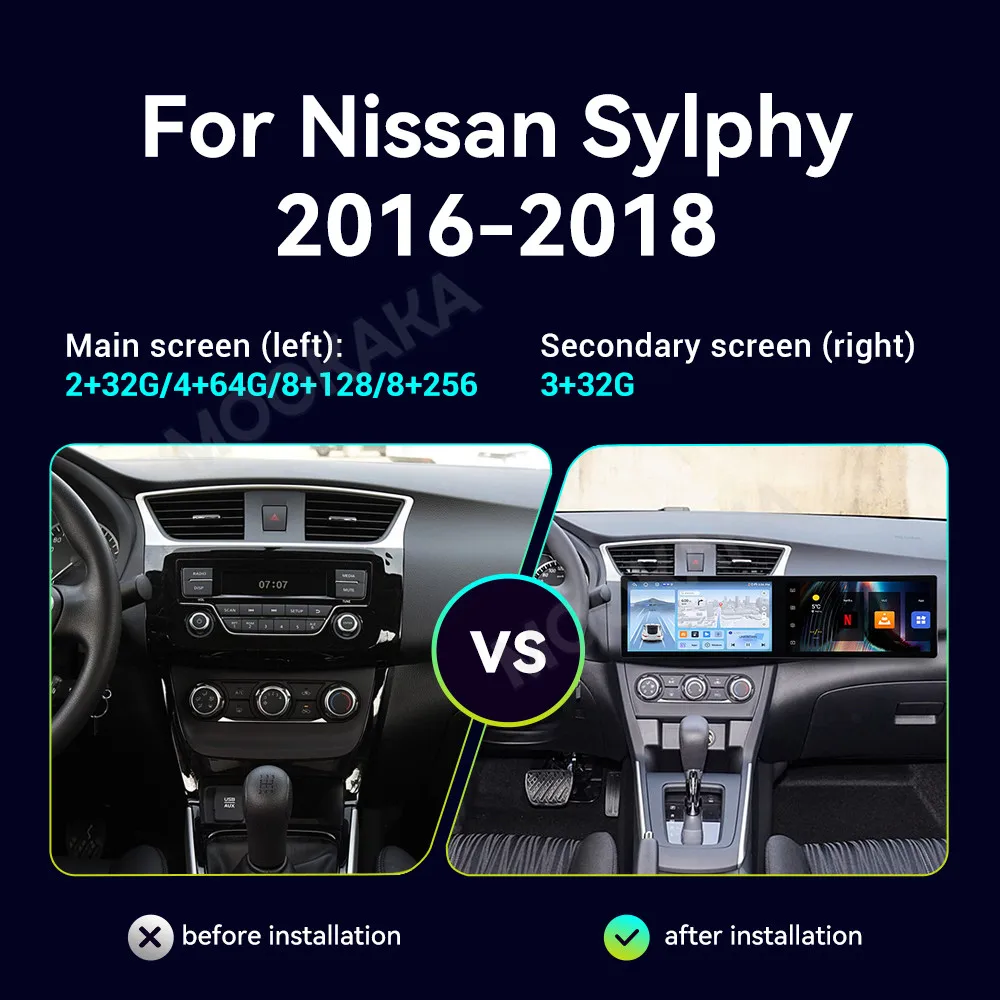 Touch Screen Car Radio For Nissan Sylphy 2016-2018 Android GPS Automotive Multimedia Auto Radio Stereo Receiver Head Unit