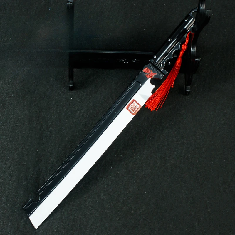 30cm/11.81in arena breakout jogo periférico kai shan espada larga arma modelo adereços handpiece faca corporal lâmina sem abrir presente do menino