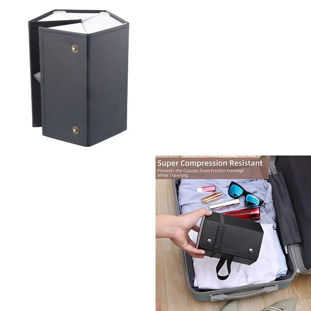  5 Slots Portable Glasses for Case Foldable Storage Box Various Glasses Packaging