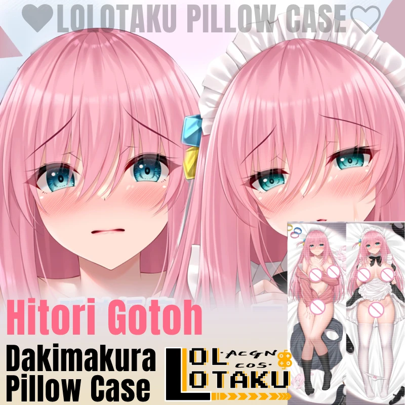 Hitori Gotoh Dakimakura BOCCHI THE ROCK Sexy Hugging Full Body Pillow Case Cover Pillowcase Cushion Case Home Bedding Decor Gift