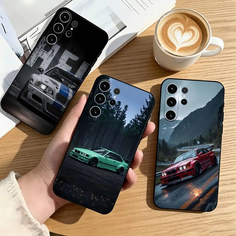 M3 E36 Car-S  Phone Case For Samsung S25,S24,S21,S22,S23,S30,Ultra,S20,Plus,Fe,Soft Silicone Black Cover Gift