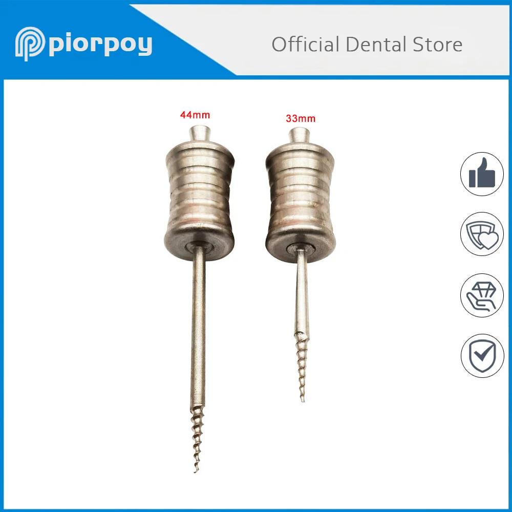 PIORPOY 1Pcs Dental Broken Root Drill Remnant Extractordental Stainless Steel Tooth Extraction Screw Dentistry Materials Tools