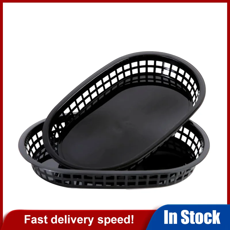 

Корзины для фаст-фуда, пластиковый сервировочный поднос для гастрономов, куриных гамбургеров, сэндвичей, картофеля фри - товары для общественного питания / ресторана