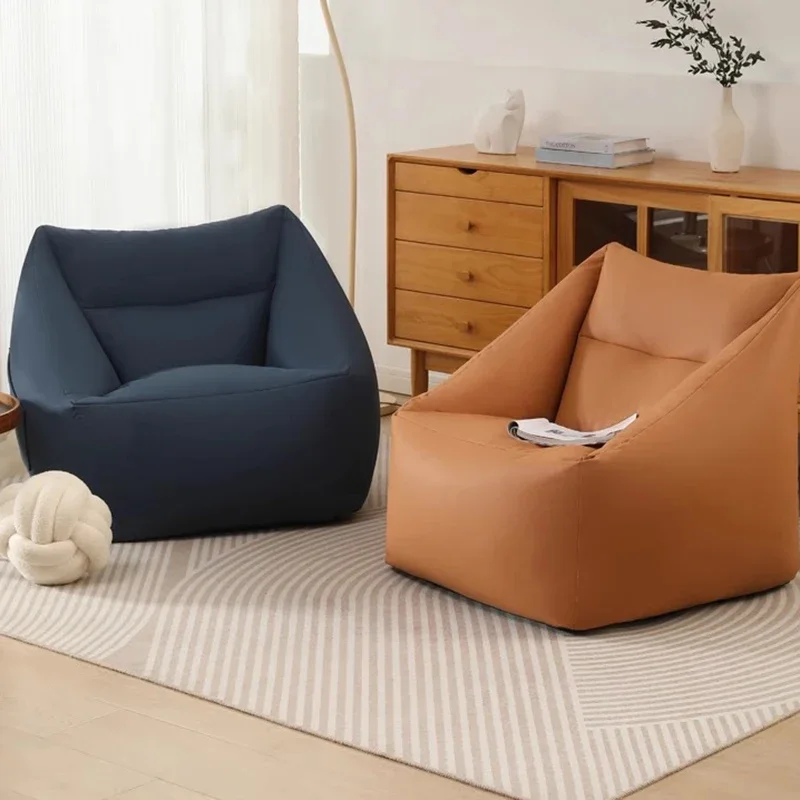 Plushies Pouf Design Relax Chair Comfortable Chairs Beanbag Single Sofa Furniture for Living Room Furnitures Children's Modular