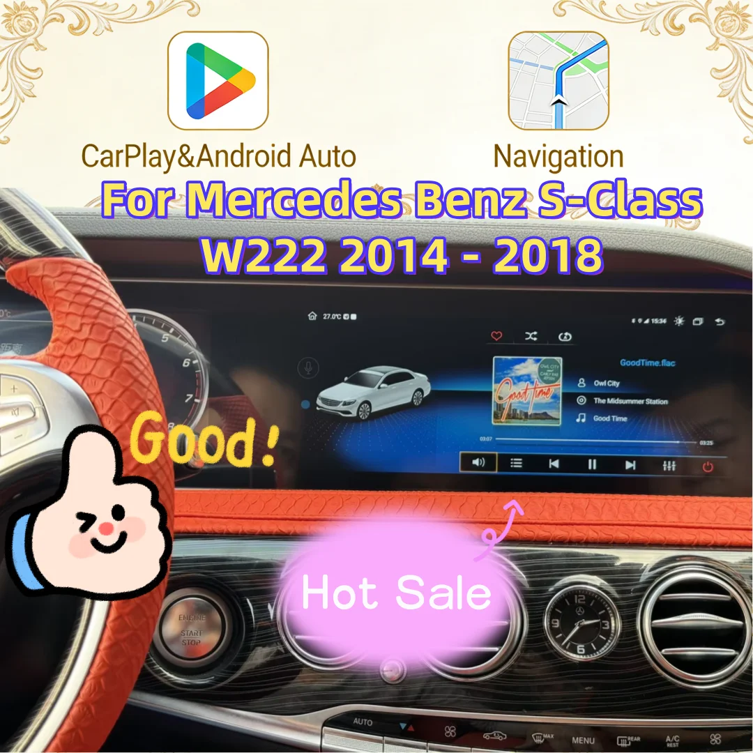 

Android 13 Car Qled Screen for Mercedes Benz S-Class W222 2014 - 2018 Multimedia DPS Stereo Video Player Carplay GPS Navigation