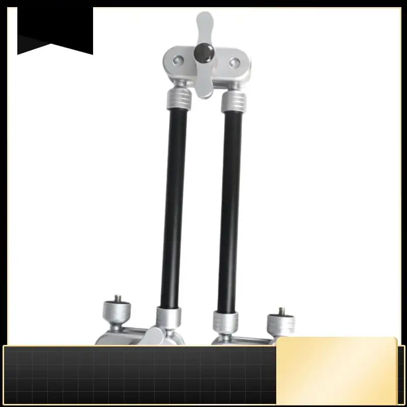 

N33R-Aluminum Alloy 2 Section Magic Arm Rotating Telescopic Multifunctional Universal Desktop Bracket Fixtures