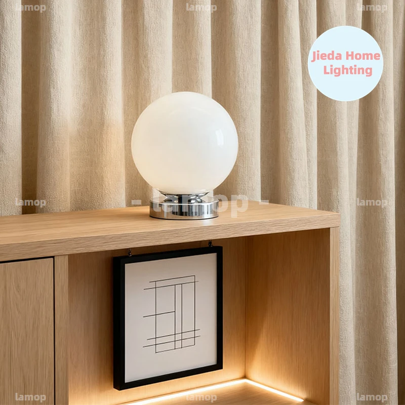 Murano Glass Desk Lamp USB Powered Glass Table Bedside Lamps Vintage Glass Lamp with 3 Color Temperature image 6