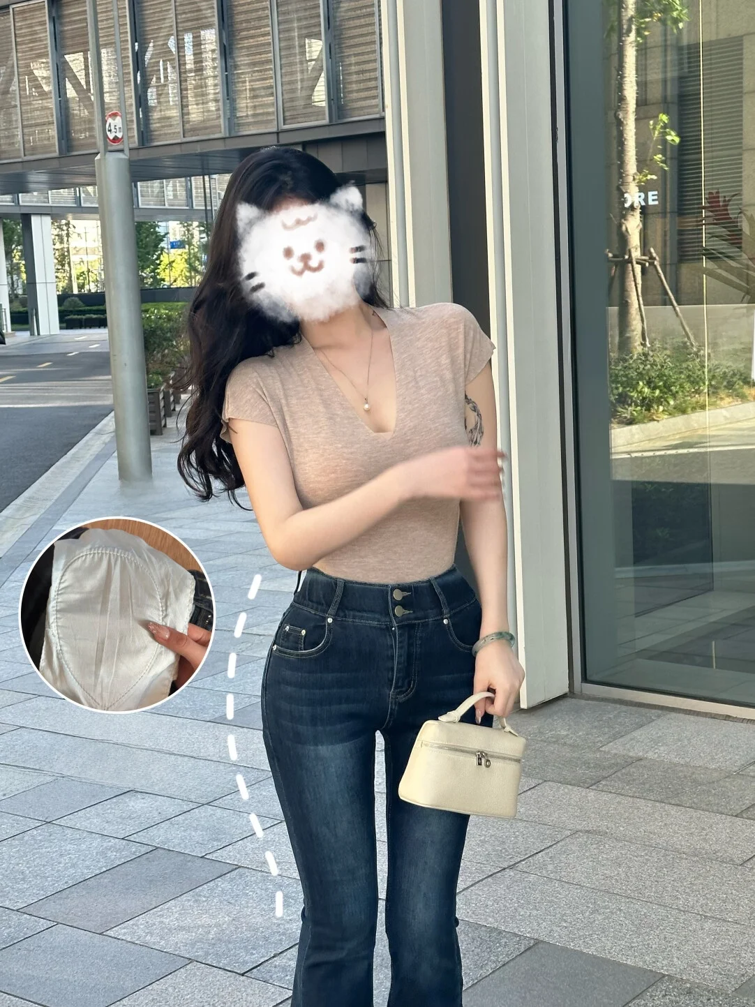 

High Waist Bell Bot American Sle Denim Jeans Women's Elastic Slim Fit Retro Spring 2026 Flared Leggings