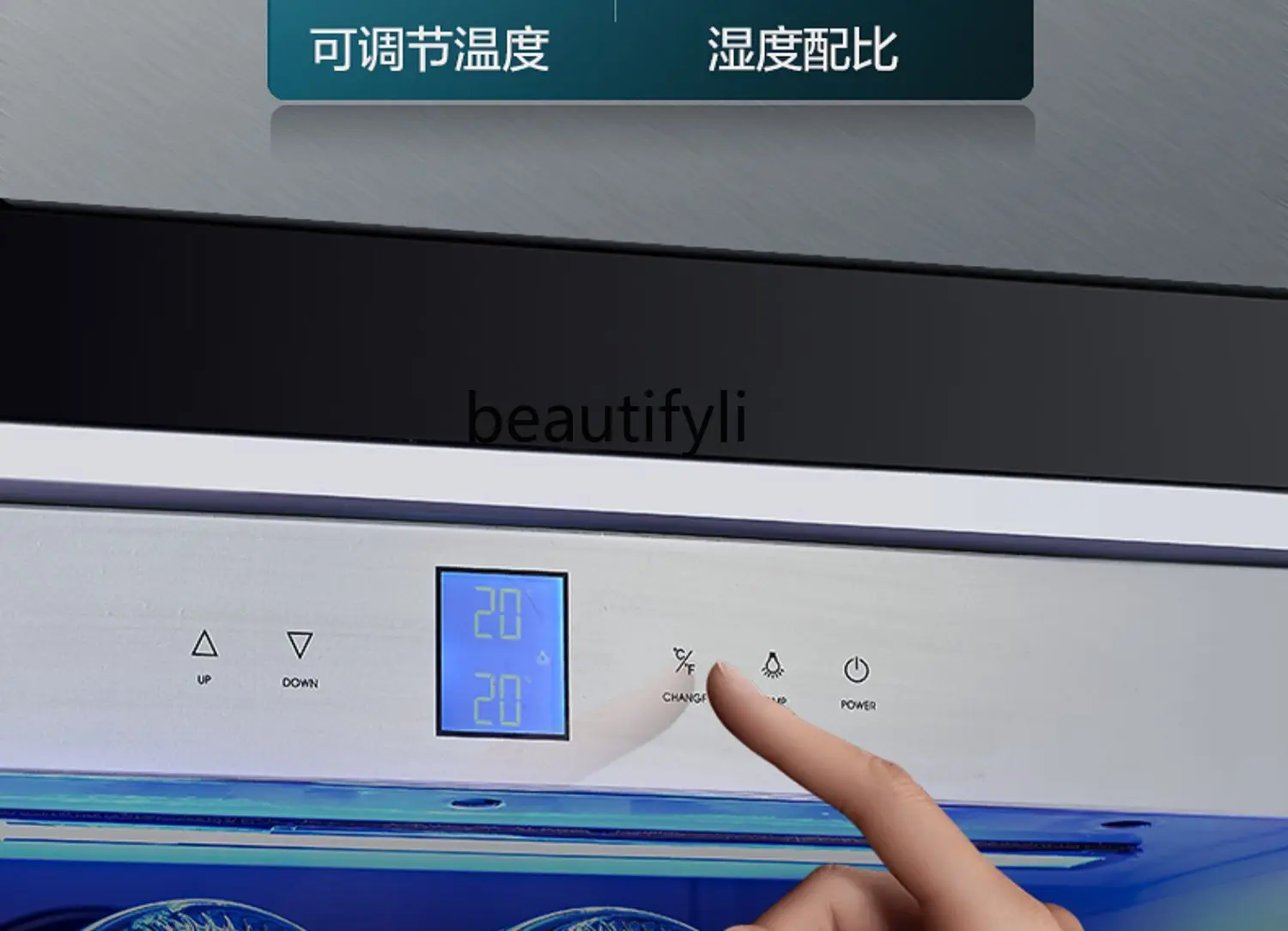 Constant temperature ice bar wine cabinet wine cabinet home living room office ultra-thin embedded fresh-keeping refrigerator