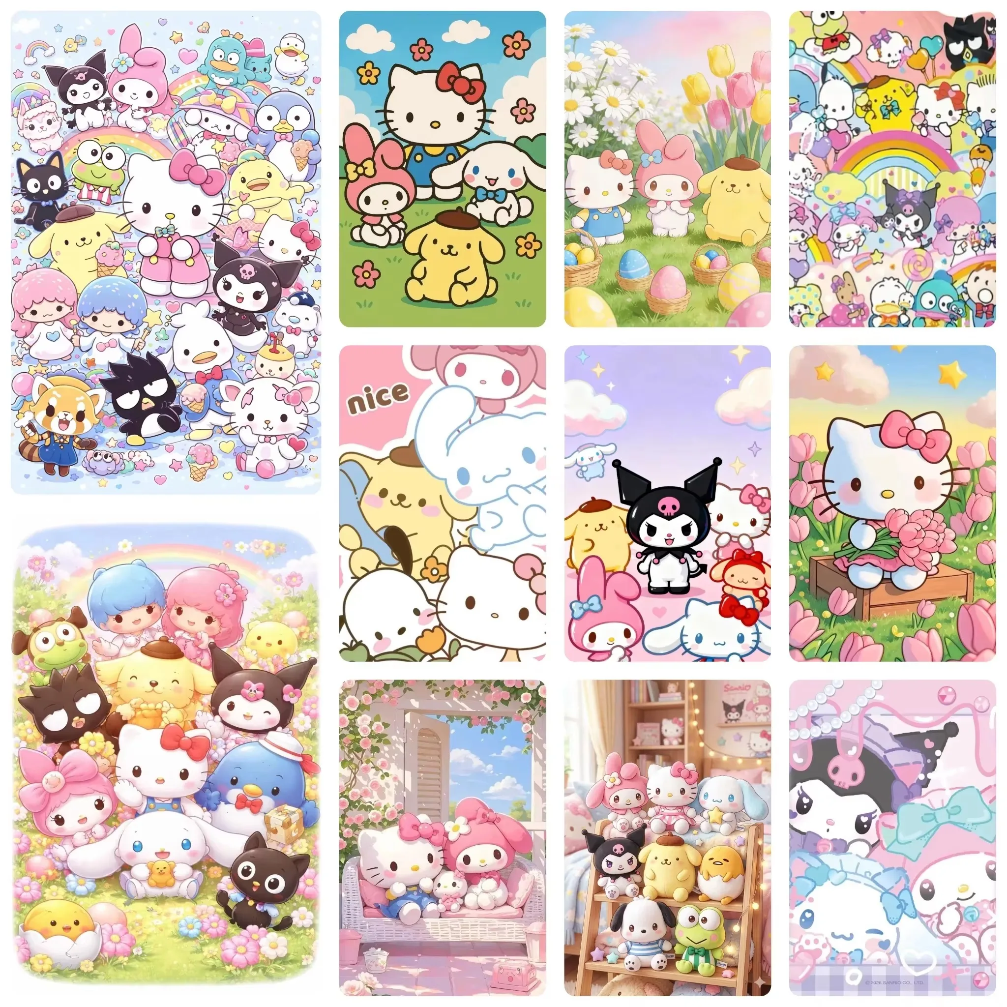 Adult Jigsaw Puzzle 500/1000/1200/2000 PCS Puzzle Sanrio Family Pattern Paper Puzzle Decorative Painting Exercise Brain Thinking