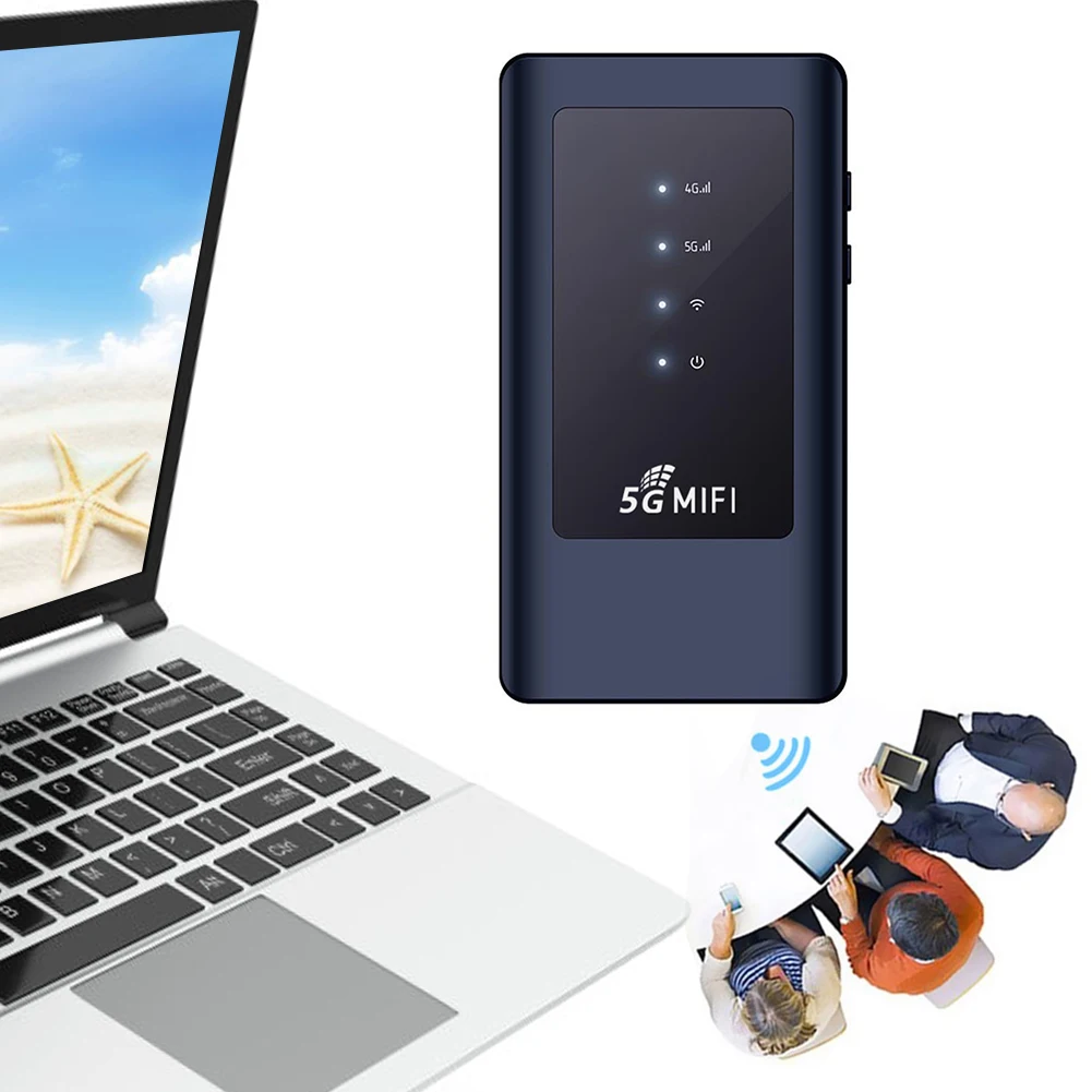 Портативный Wi-Fi-модем со слотом для SIM-карты, 4400 мАч