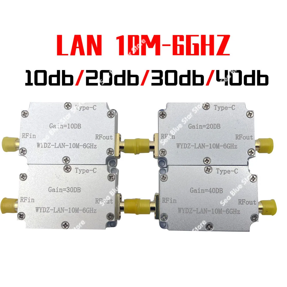 

High Flatness Amplifier 10M-6GHz Gain 10DB 20DB 30DB 40DB RF Driver 2024 Models