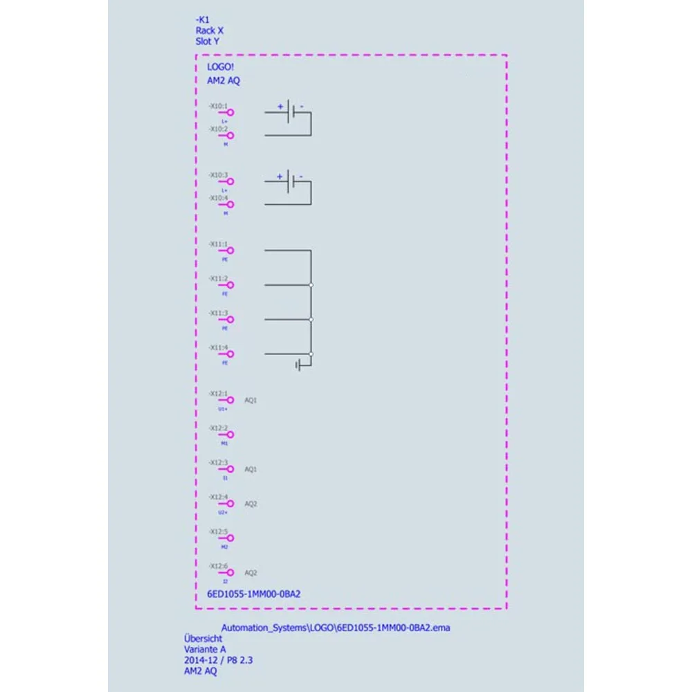 Hy-Tech موثوقة PLC لوح تمديد الإخراج التناظري 2AO 6ED1055-1MM00-0BA2 مولد إشارة 24 فولت تيار مستمر للتحكم في المشروع الصناعي