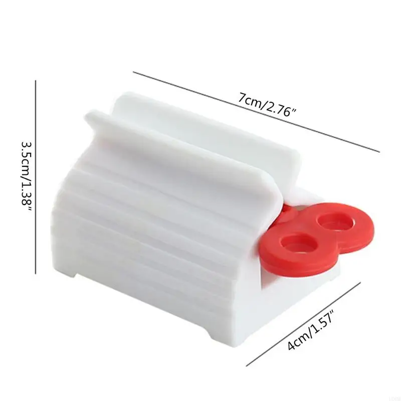 U0DE Easy Rolling ยาสีฟัน Squeezer หลอด ฟันวางผู้ถืออุปกรณ์ห้องน้ำ