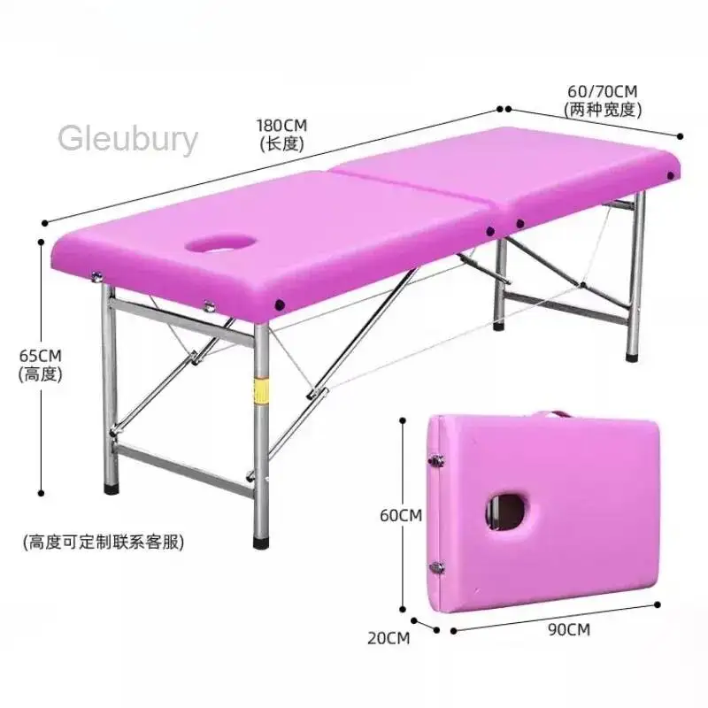 Portable Spine Cervical Fold Minimalist Massage Table Multi-functional Design Massage Bed Space-saving Meuble Salon Furniture