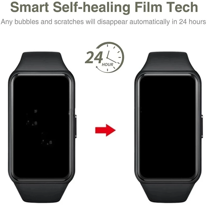 Película de hidrogel para Huawei Honor Band 6 5 4, Protector de pantalla para Honor Band 5 4 6, película de pantalla de reloj, no lámina de vidrio