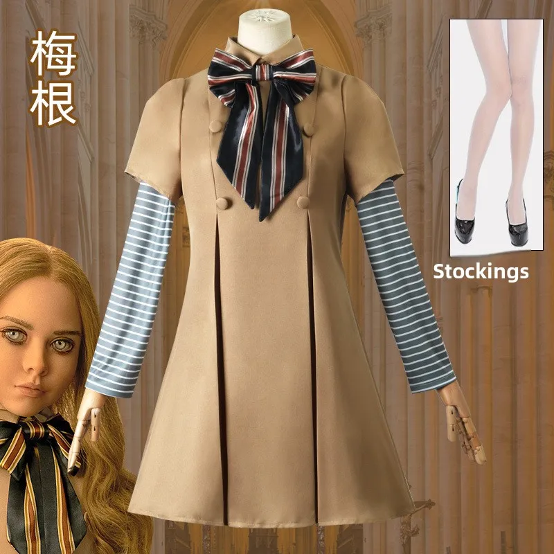 

Halloween Megan Cosplay Costume Women's Movie Lead Adult Children's Set Dress Stage Performance Traditional Chinese Clothing