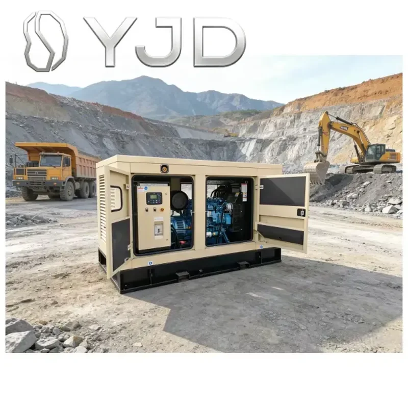 YJD 25 KVA Single Phase Diesel Generator Global Power 50Hz 1800rpm ATS Remote Control Silent Type Open Frame Standby