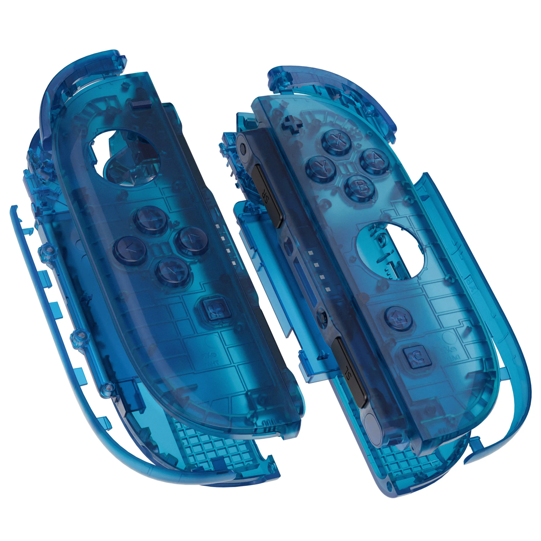 eXtremeRate – zestaw do samodzielnego montażu obudowy i przycisków do Joy-Con 2, paski dekoracyjne, środkowy element mocujący i narzędzia do Nintendo Switch 2. — zdjęcie produktu 5